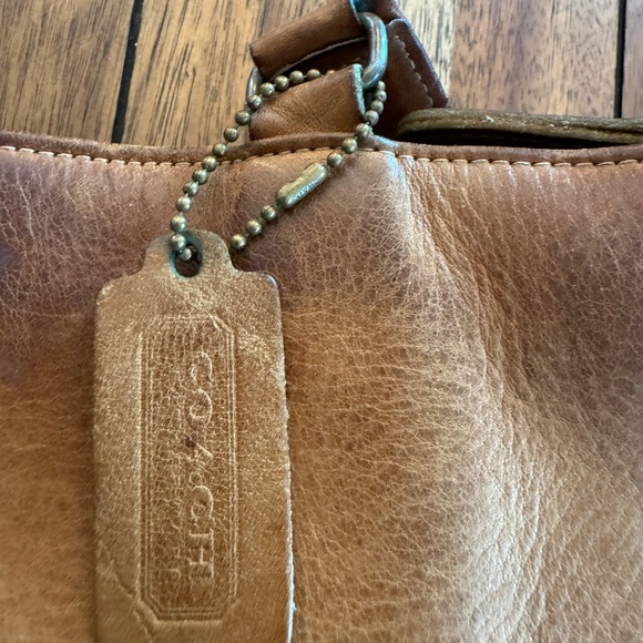 VINTAGE COACH CAMEL BROWN PURSE - Picture 2 of 7